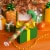 REESE'S Miniatures Milk Chocolate Peanut Butter Cups Christmas Candy Plastic Cane Perspective: top