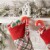 HERSHEY'S KISSES Milk Chocolate Candy Christmas Filled Plastic Cane Perspective: top