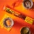 REESE'S Milk Chocolate Super King Size Peanut Butter Cups Candy Pack Perspective: top