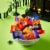 Hershey Assorted Chocolate Flavored Halloween Candy Variety Bag Perspective: top