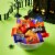 Hershey Assorted Chocolate Flavored Halloween Candy Variety Bag Perspective: top
