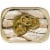 King Oscar® Sardines in Olive Oil with Hot Jalapeno Peppers Perspective: top