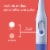 Colgate Hum Connected Smart Battery Blue Toothbrush Starter Kit Perspective: top