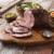 Kentucky Legend® Half Fully Cooked Boneless Brown Sugar Smoked Ham Perspective: top
