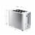 ZWILLING Enfinigy, 2-Slice Toaster, Extra Wide 1.5 Slots for Bagels and Toast, Silver Perspective: top