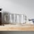 Henckels Cafe Roma 2-pc Double-Wall Glassware 12oz. Glass Coffee Mug Set Perspective: top
