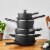 ZWILLING Madura Plus Forged 10-pc Aluminum Nonstick Cookware Set Perspective: top