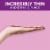 Poise Daily Microliners Incontinence Panty Liners 1 Drop Lightest Long Pantiliners Perspective: top