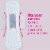 U by Kotex Balance Sized for Teens Ultra Thin Overnight Pads with Wings Overnight Absorbency Perspective: top