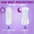 Poise Incontinence Pads & Postpartum 8 Drop Overnight Extra-Coverage Length Pads Perspective: top