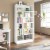 Tribesigns Six Tier Tall Bookcase Floor Standing Five Shelf Library Bookcase for Home Office Perspective: top