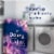 Downy Infusions Calm Lavender & Vanilla Bean Fabric Softener Dryer Sheets Perspective: top