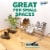 Swiffer Sweeper Wet Wood Floor Mopping Cloths Perspective: top