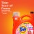 Tide HE April Fresh with a Touch of Downy Liquid Laundry Detergent Perspective: top