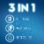 Crest Complete Plus Scope 3-In-1 Whitening Liquid Gel Toothpaste Perspective: top