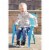 Adams Manufacturing Kid's Adirondack Chair - Pool Blue Perspective: top