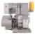 Singer 14HD854 120V Heavy Duty 2 to 4 Thread Stitch Serger Sewing Machine, Gray Perspective: top
