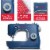 SINGER M3330 Making the Cut 97 Application Sewing Machine with Accessories, Blue Perspective: top