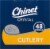 Chinet® Cut Crystal Cutlery 48 Count Perspective: top