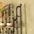 SEI Furniture Carlsbad Baker's Rack in Black Perspective: top