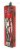 Whitmor Hanging Gift Wrap Organizer - Red Perspective: top