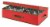 Whitmor Christmas Ornament Storage Box - Red Perspective: top