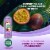 The Secret Nature of Fruit™ Tropical Passionfruit Probiotic Fruit Soda Perspective: top