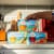 Dole® Fruit Bowls® Yellow Cling Diced Peaches In 100% Fruit Juice Cups Perspective: top