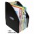 Vertical file, 13-pocket, letter size, black, 1/EA, 12EA/DS Perspective: top