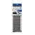 Grand Fusion Over Sink Roll-Up Dish Drying Rack with Silicone Drip Tray, Gray Perspective: top