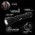 Energizer TAC-R 800 Rechargeable Tactical Flashlight 800 Lumens Perspective: top