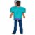 Disguise Steve Classic Minecraft Costume, Multicolor, Small (4-6) Perspective: top