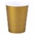 Creative Converting Touch of Color Party Cups  - Glittering Gold Perspective: top