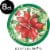 CC Paper Art Perfect Poinsettia Plates - 8 Pack Perspective: top