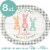 Creative Converting Farmhouse Easter Oval Platters Perspective: top