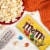 M&M'S Peanut Milk Chocolate Candies Full Size Candy Bag Perspective: top