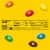 M&M'S Fun Size Peanut Milk Chocolate Candy Bag Perspective: top
