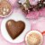 Dove® Solid Milk Chocolate Heart Valentine Candy Perspective: top