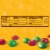 M&M'S Christmas Gift Peanut Milk Chocolate Candy Bag Perspective: top