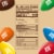M&M'S Almond Milk Chocolate Candy Family Size Bag Perspective: top
