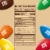 M&M'S Almond Milk Chocolate Candy Sharing Size Bag Perspective: top