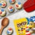 Mars Peanut M&M's - Red/White/Blue Perspective: top