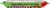 Snickers® Ghoulish Green Chocolate Bar Perspective: top