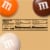 M&M'S Pumpkin Pie Milk Chocolate Candy Bag Perspective: top
