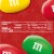 M&M'S Toasty Holiday Peanut Chocolate Christmas Candy Bag Perspective: top