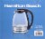 Hamilton Beach® Glass Electric Kettle Perspective: top