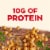 Sabra Snackers Classic Hummus with Pretzels Perspective: top