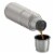 16 oz Stainless Steel Bottle Matte Steel Perspective: top
