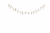 Holiday Home® Bones Garland - White Perspective: top