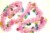 Holiday Home Holographic Eggs Pink Tinsel Garland Perspective: top